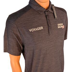 NASCAR Team Issued BLK  OGIO GOLF SHIRT LARGE NEW Kaulig Racing  Med